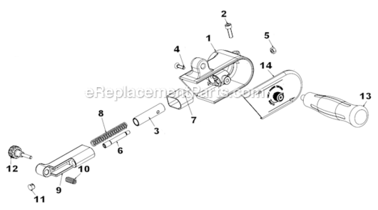 Part Location Diagram of 2050546423 Chicago Pneumatic Wheel Assembly 1"